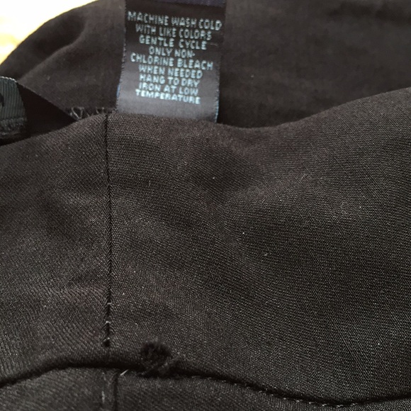 Westbound pull on black pants/faux front pockets - Picture 8 of 8